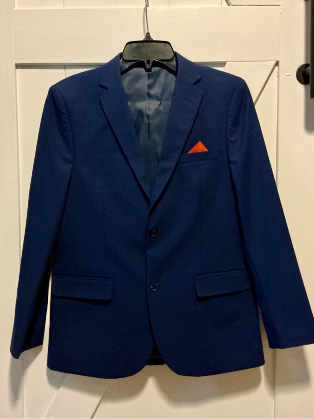 Jos. A. Banks 1905 Navy Collection Boys Solid Suit - Bright Blue / Size 14/16